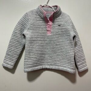 Cozy Kids vineyard vines Pullover with Pink Accents